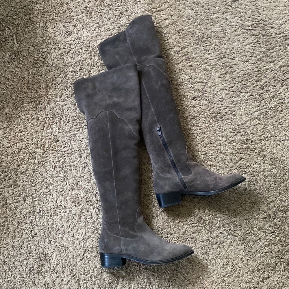 Frye Ray OTK suede boot
